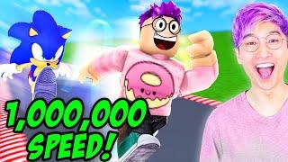 Can You Get 1,000,000 SPEED In This Crazy ROBLOX GAME!? (LEGENDS OF SPEED)