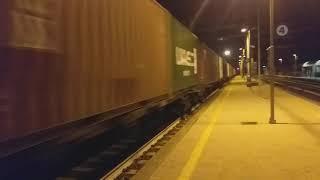 e652 111 treno merci container,Ronco Scrivia,trains hunter,trainspotting,succursale Giovi,railways