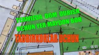 TERMIZDA  DOM QURUSH UCHUN YER MAYDON.TADBIRKORLARGA