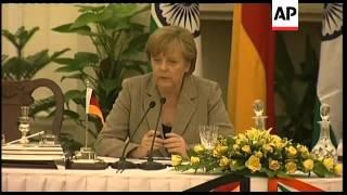 Excerpts news conference by Merkel and Singh