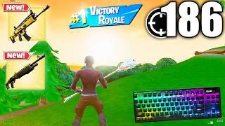 Apex Pro TKL ASMR  186 Kills Solo vs Squads  Satisfying Keyboard OG Fortnite Reload 540 FPS 4K