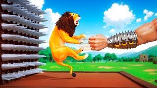 Funny Animals Epic Punch Game: Total Wipeout Game Challenge | Elephant Lion Funny Fails 2024