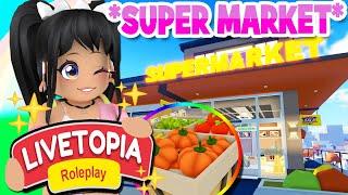 *NEW* SUPERMARKET GOODIES UPDATE! in LIVETOPIA Roleplay (roblox)