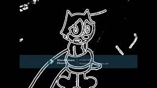 Felix the Cat Episode 54 but vocoded to Light It Up