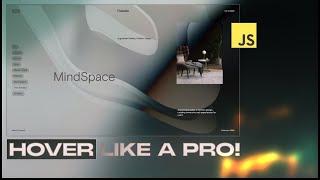 Animated Landing Page | GSAP Mouse Hover / Link Hover Image Animation | HTML, CSS & JavaScript