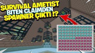 BİTEN CLAİM'DEN SPAWNER ÇIKTI!? 6MİLYONLUK SERVET! - Craftrise Survival Ametist