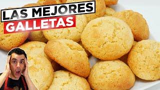 Las mejores GALLETAS de COCO caseras, En minutos fáciles y esponjosas Receta # 848