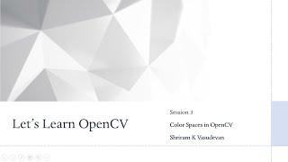 3. Color Spaces in OpenCV - Color Split.