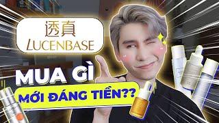 Routine LUCENBASE cơ bản cho NGƯỜI MỚI BẮT ĐẦU : mua gì cho tiết kiệm và hiệu quả !!