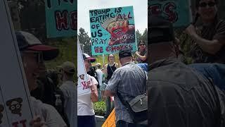  #NOKings #NoCrowns #NoClowns Hollywood, Ca protests peacefully