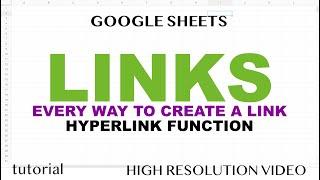 Google Sheets Links