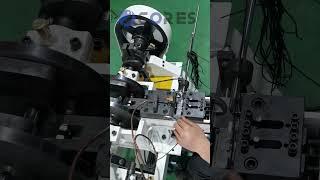 Semi-automatic shoelace tipping machine