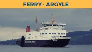 Arrival & Departure of ferry ARGYLE, Wemyss Bay (Caledonian MacBrayne)