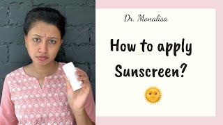 How to apply Sunscreen?