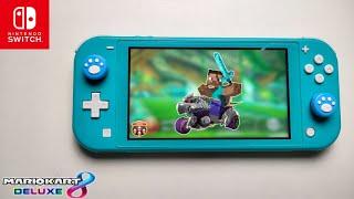 Minecraft Steve Mario Kart 8 Deluxe Nintendo Switch Lite