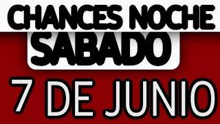 Resultado Chances de la noche Sábado 7 de Junio del año 2025
