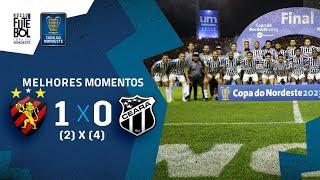 NOS PÊNALTIS! VOZÃO TRICAMPEÃO DA COPA DO NORDESTE! - Melhores momentos - Sport 1 (2)x(4) 0 Ceará