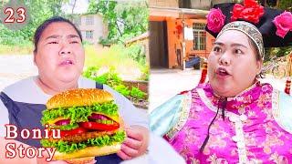 Boniu: I Want To Eat Meat!! | Boniu Story EP23 Weight Crisis | Funny Humor TikTok Video (Hot)