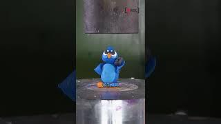 How powerful is a hydraulic press #knowledge #mechanical #popularscience
