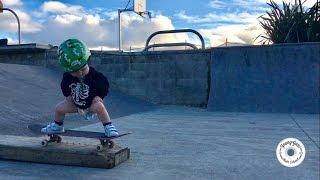 22 Month Old Wyatt's Big Day at the Skate Park