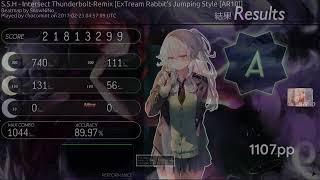 If chocomint | Intersect Thunderbolt-Remix [ExTream Rabbit's Jumping Style [AR10] WERE FC | 1107PP