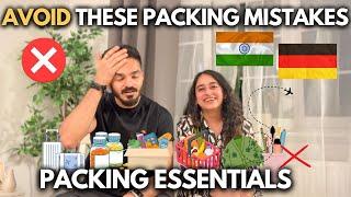 Complete Packing List for Moving to Germany  | Indian Couple in Germany