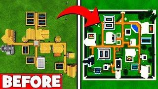 Minecraft Tutorial: Entire Modern Village Transformation !!!