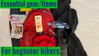 ESSENTIAL GEAR for BEGINNER hikers