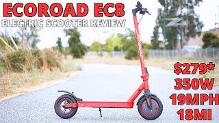 $279 Amazon Electric Scooter. ECOROAD EC8 Unboxing, Controls, Test Ride, and Review