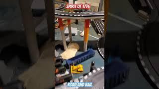 Spirit of 1776 Road and Rail #modeltrains #slotcars #shorts #short #shortvideo