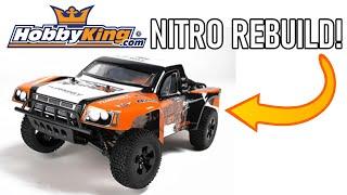 RC Nitro Truck REBUILD Part 2 | Trying to START IT!