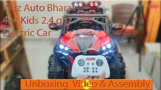 Tector 4X4 Remote Control & App Based 2.4Ghz Big Jeep | Kidz Auto Bharat Battery Operated Ride On