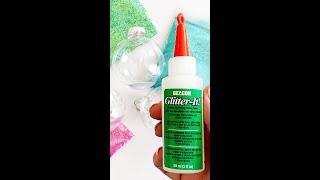 Easy DIY Glitter Ornaments