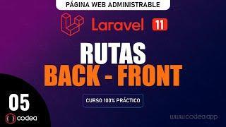 Laravel 11 Rutas para la página web administrable