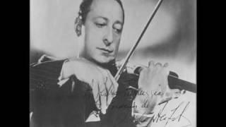 Heifetz plays Sinding Suite in A minor - II Adagio