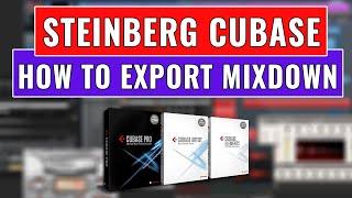 Steinberg #Cubase: How to Export Audio Mixdown in Steinberg Cubase - OBEDIA Cubase Training