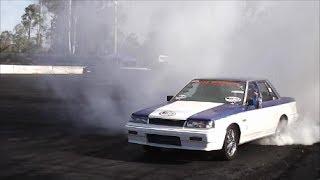 NISSAN SKIDLINE AT MADAZ BURNOUTS#6