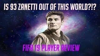 FIFA 19 - PRIME ICON MOMENTS 93 ZANETTI PLAYER REVIEW!