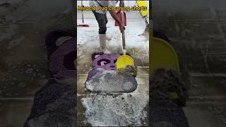 Dirty, linty carpet, clean and tidy with ASMR!Satisfying washing