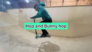 Как прыгать на самокате/ How TO HOP /BUNNY HOP ON SCOOTER