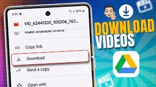 How to Download Videos From Google Drive on Android | Save Video on Android From Google Drive