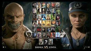 Mortal Kombat 11 Full Character Roster With DLC ( Prediction/Wishlist)