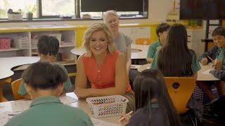 Sarah Harris Officeworks Back to School 2025