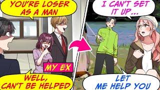 [Manga Dub] My Girlfriend left Me for the elite newbie, but I met the CEO camping...!? [RomCom]