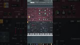 Как самому сделать Reese bass в стандартном плагине Fl Studio #shorts