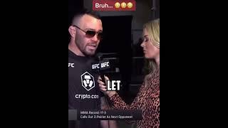 colby says dustin poirier jax off to conor smesh his wife #savage