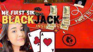  MY FIRST $1K BLACKJACK SESSION!!! - $50-$100 HANDS! DOUBLES, BLACKJACKS, AND CLOSE ONES!