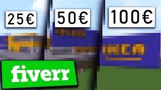 Ich kaufe Minecraft IKEAS für 25€, 50€ und 100€