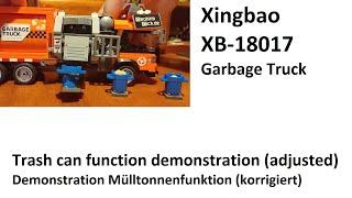 Xingbao XB-18017 update function trash can