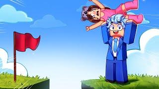 Angel and her BROTHER play CARRY ME OBBY in Roblox..